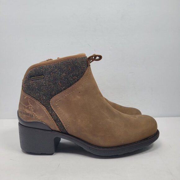 Merrell Chateau II Shoes - Merrell Chateau II Women's Brown Waterproof Ankle Boots J000888 US Size 5.5
